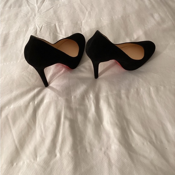Christian Louboutin Black Suede Pumps - Picture 8 of 11